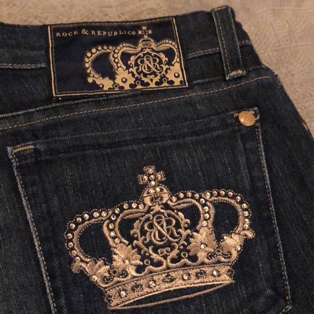 Vintage Kasandra Rock & Republic Crown Jeans - 30